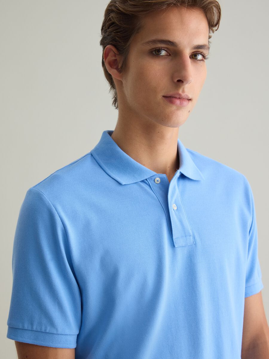 Cotton Blue Polo_2