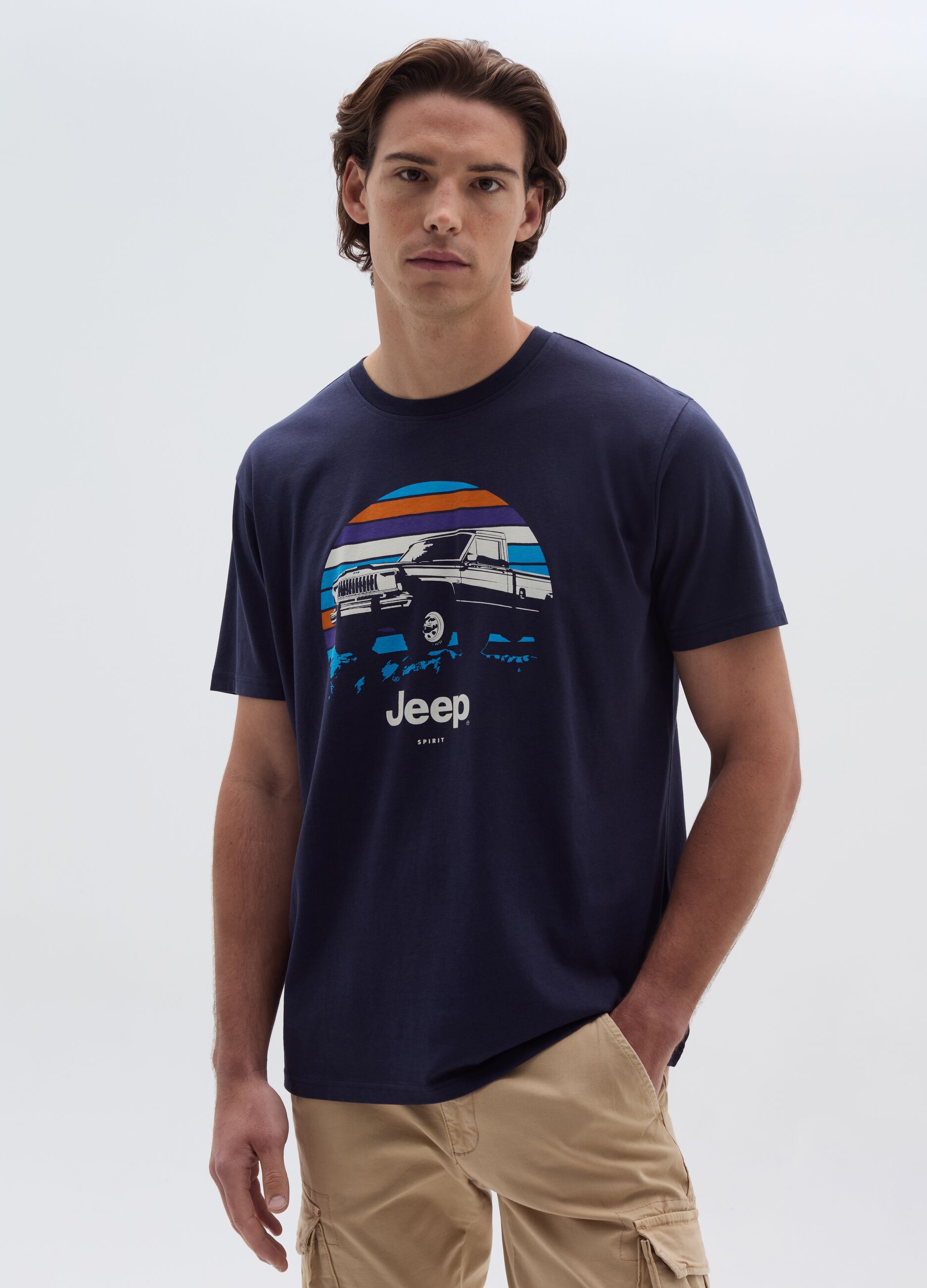 Ovs T-shirt stampa Jeep Spirit