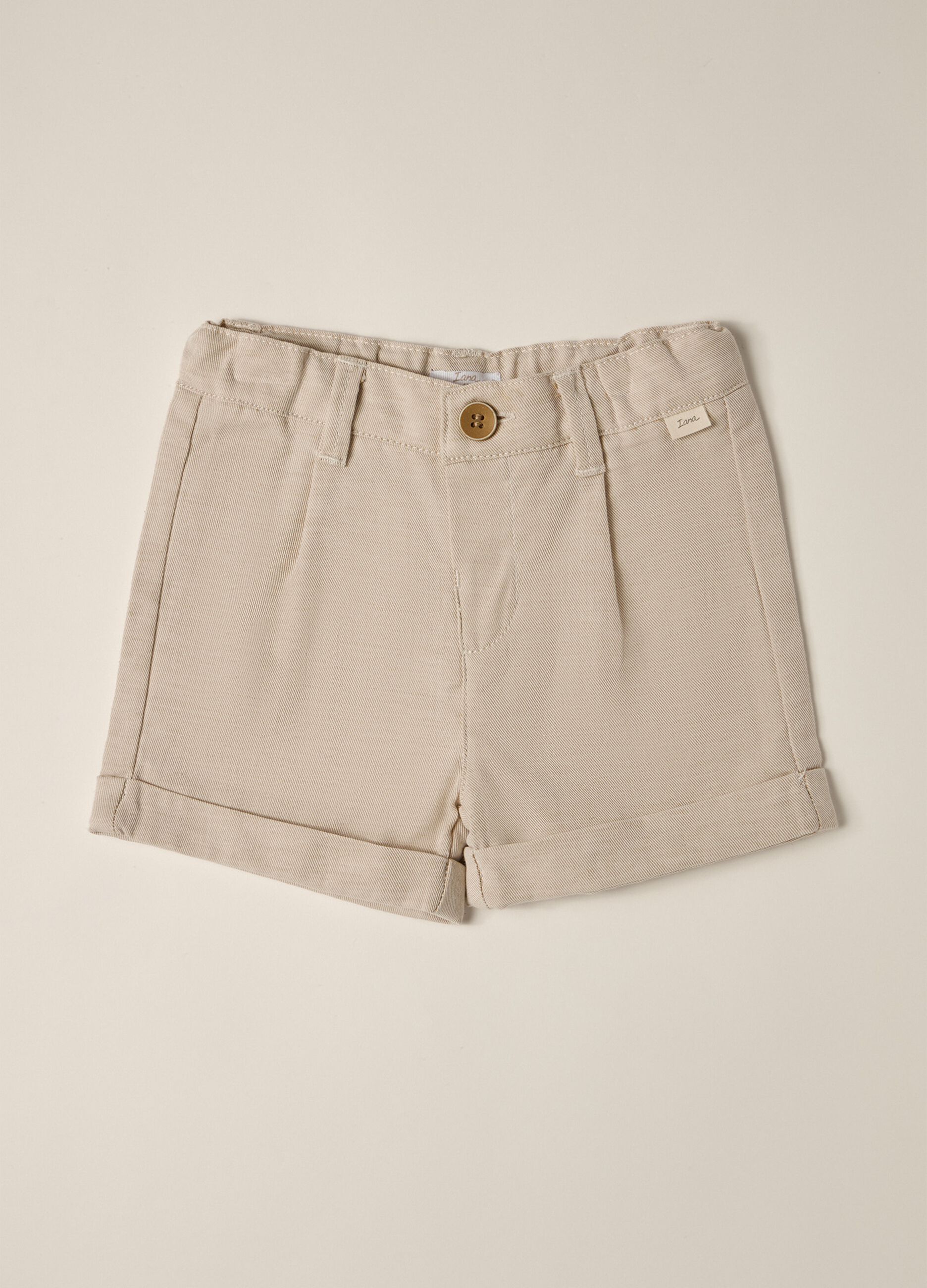 IANA Baby Linen Blend Twill Shorts