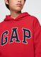 Red Hooded Sweatshirt with GAP Logo_3