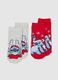 Disney Infant Anti-Slip Multicolor Cotton Blend Socks Twin Pack_0