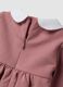 Pink dress in pure organic cotton with The Aristocats embroidery for baby girl_3