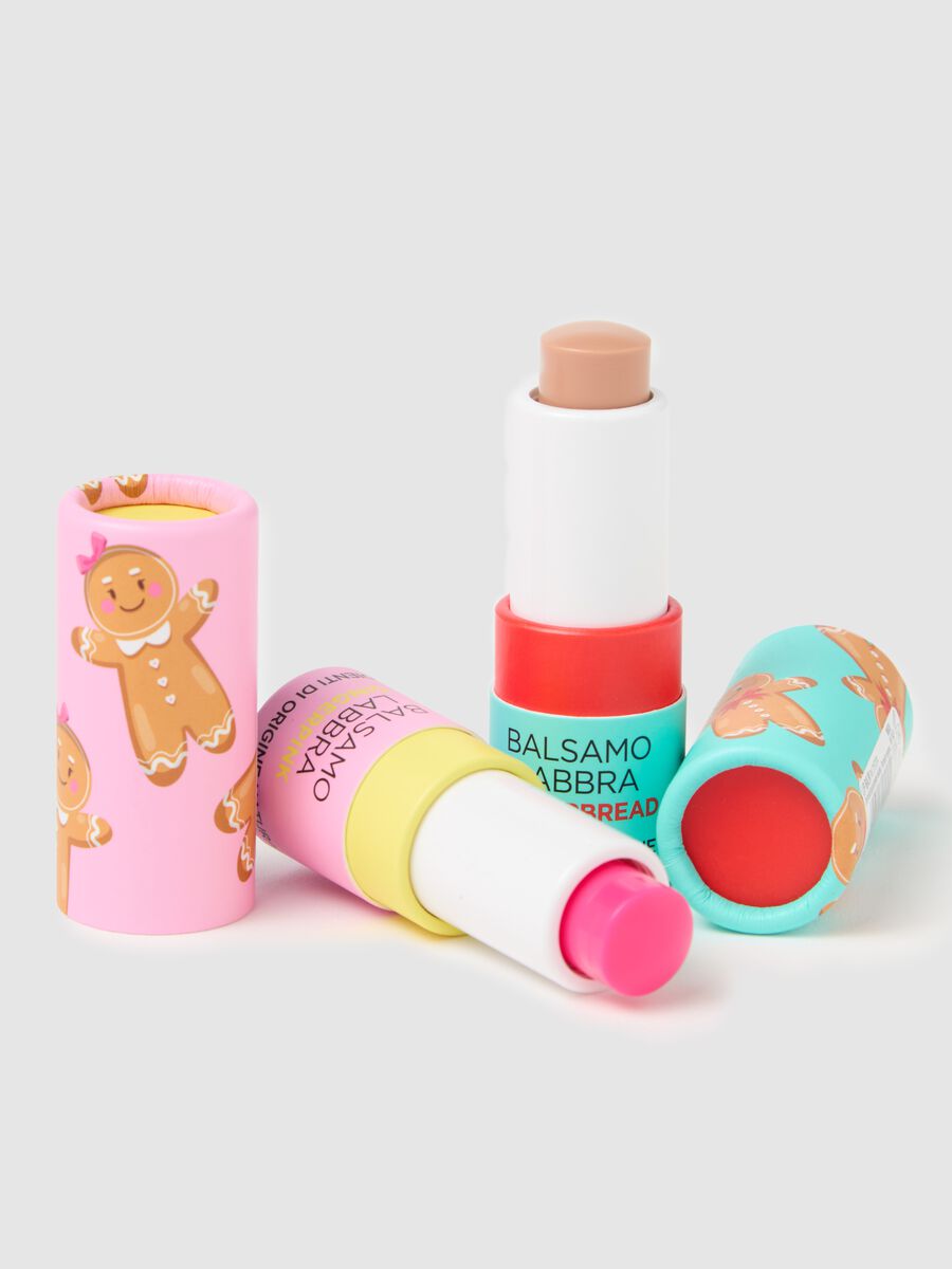 Gourmand lip balm kit. Gingerbread + Ginger Pink_1