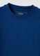 Blue organic cotton crew-neck T-shirt for boys, regular fit_2