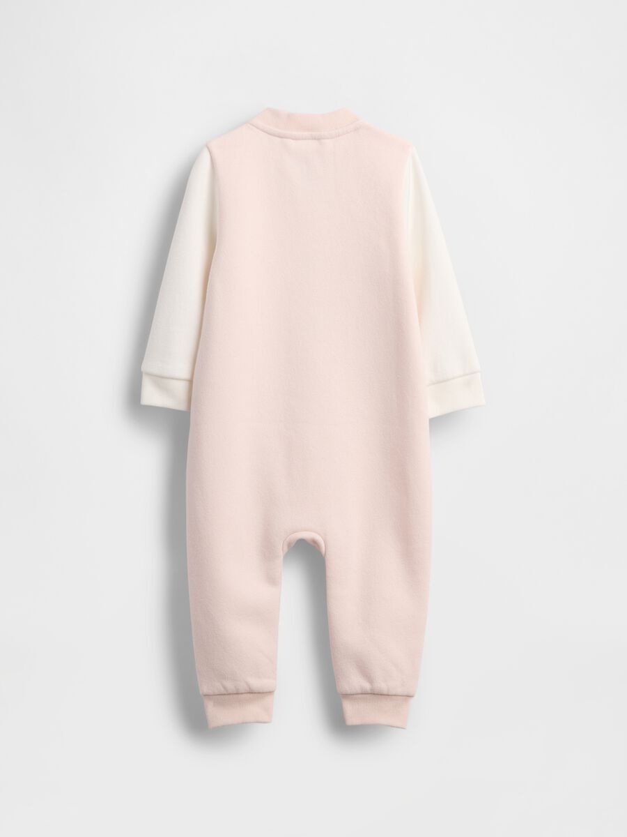 Unisex pink overalls with Disney embroidery_1