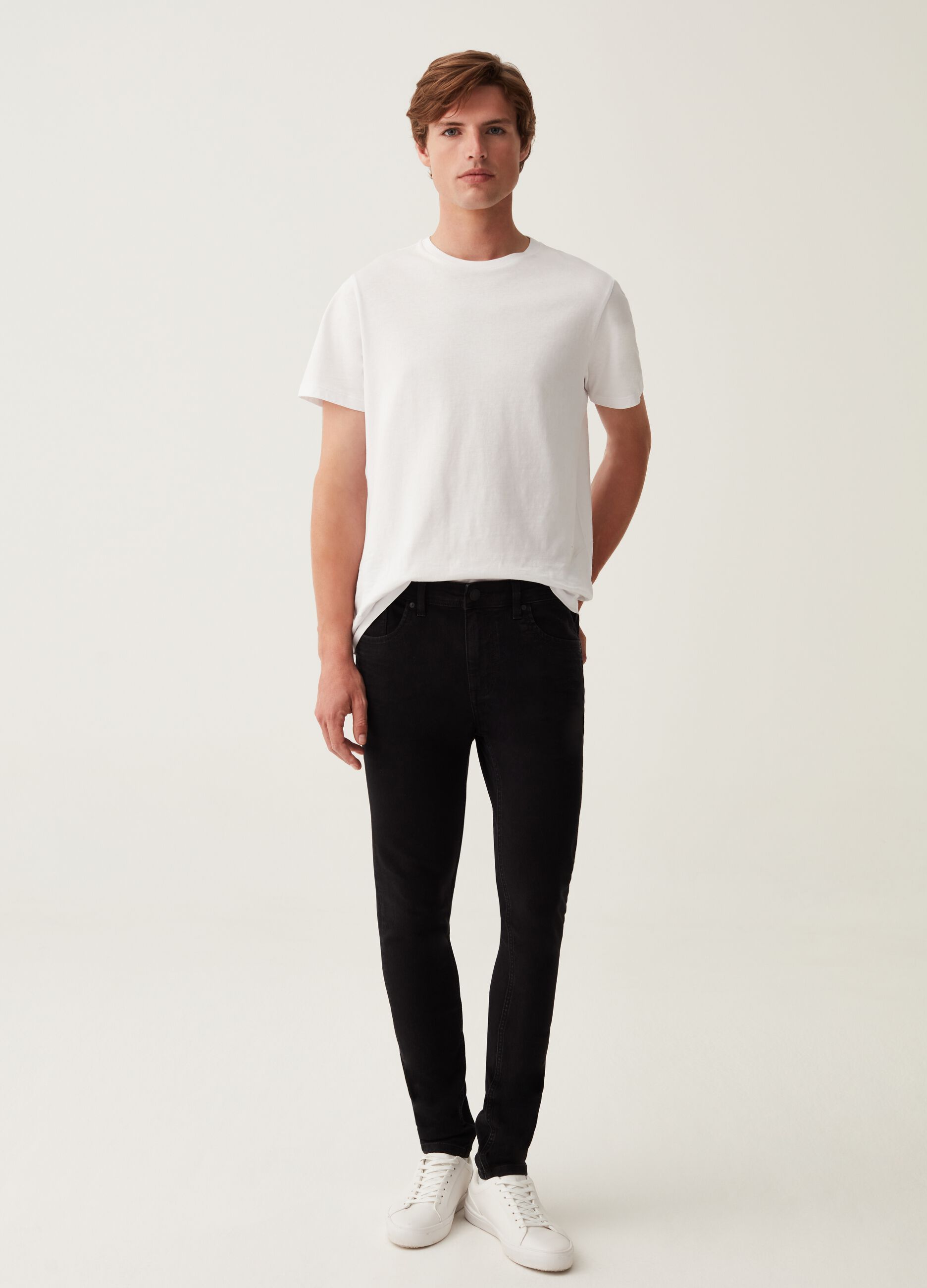 Jeans super skinny fit cinque tasche_0