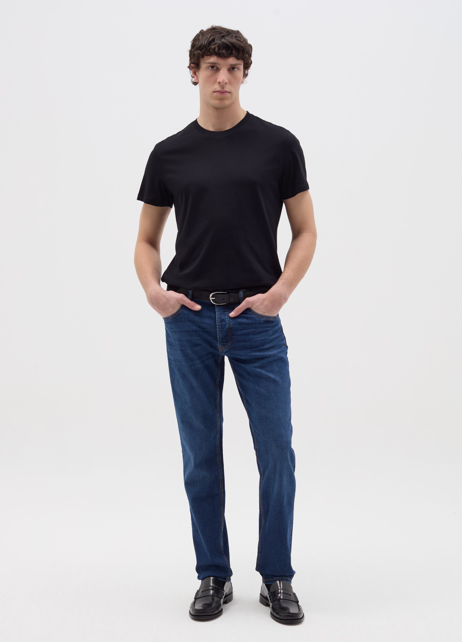 T-shirt girocollo relaxed fit
