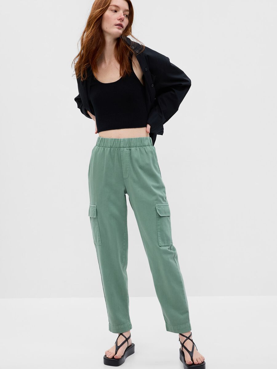Cargo twill joggers_0