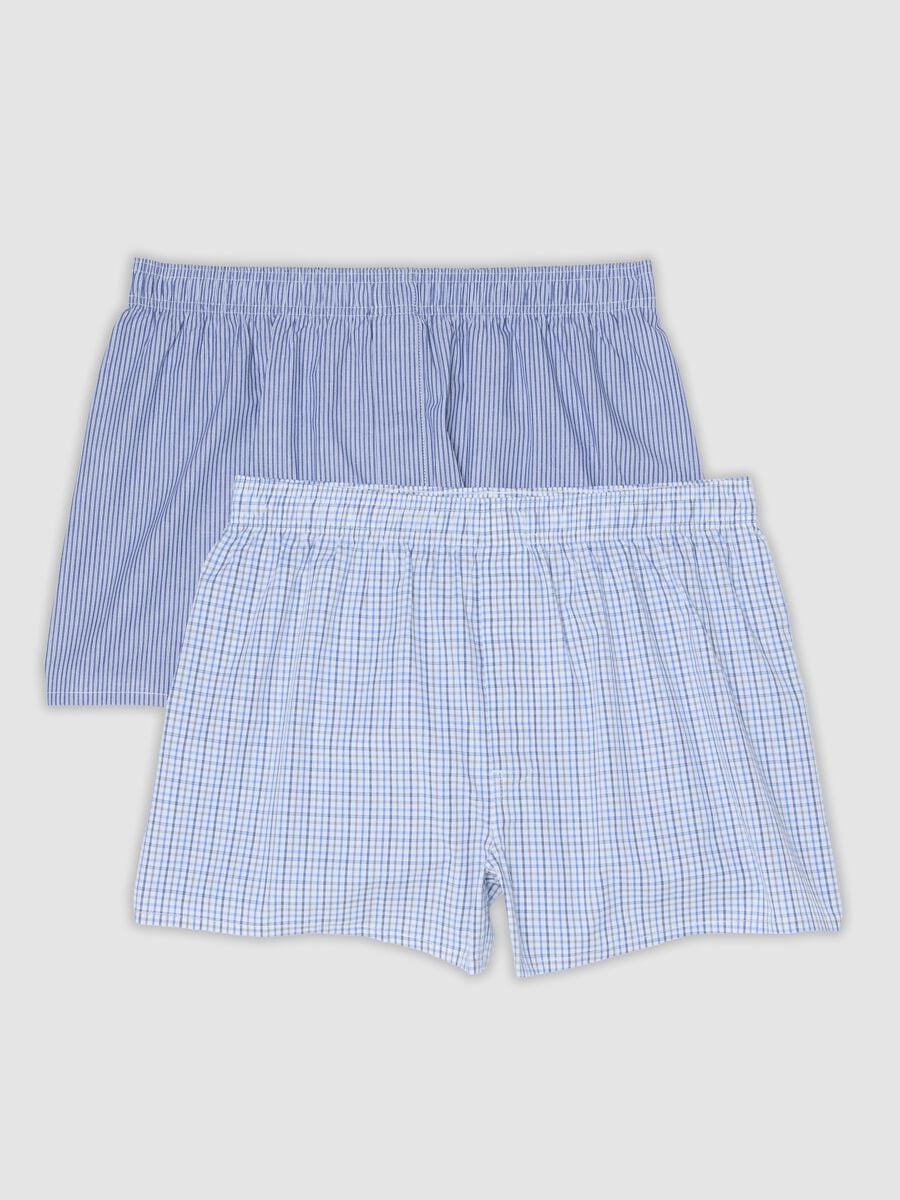 Bipack di boxer azzurri in puro cotone organico_4