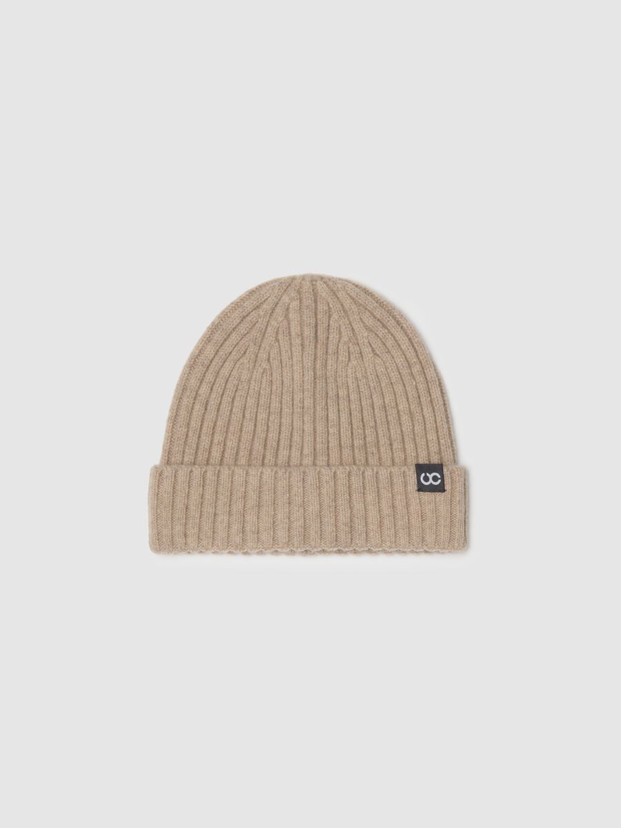 Berretto in pura lana beige_0