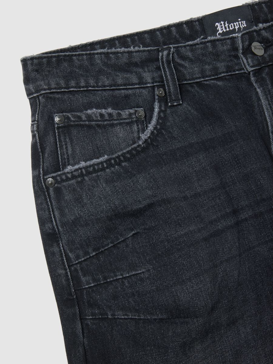 Bootcut Denim Washed Black_8