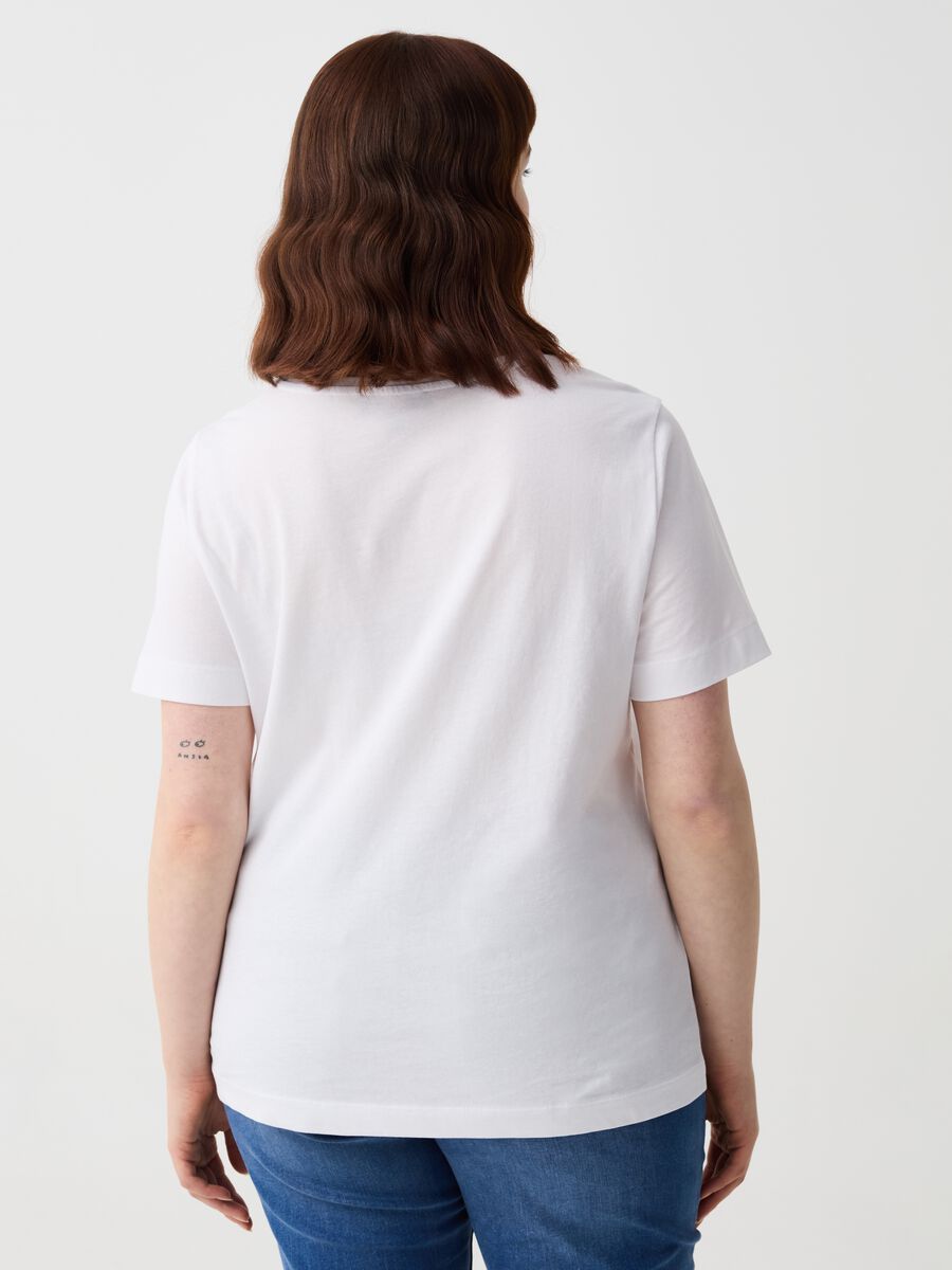 T-shirt Essential con stampa lettering Curvy_2