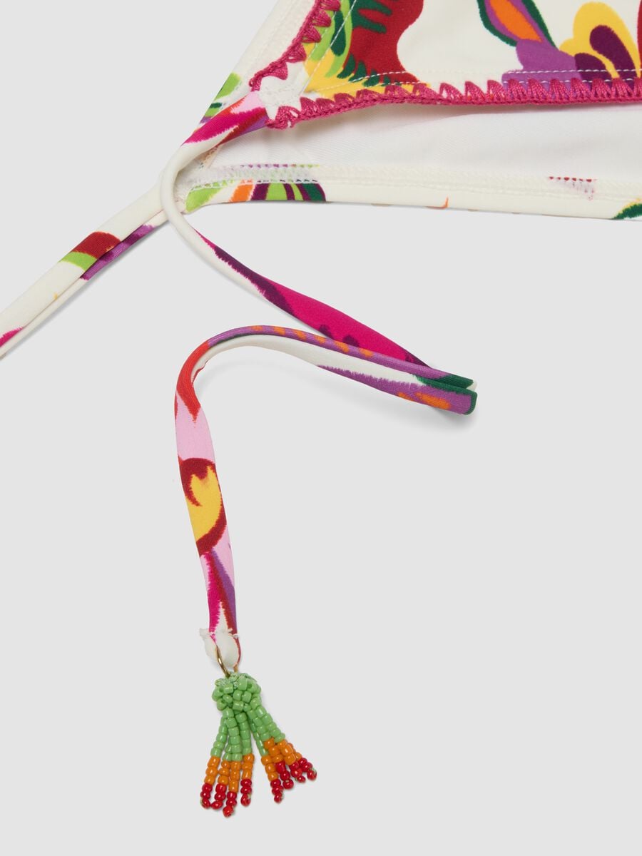 Slip bikini multicolor in tessuto elasticizzato con laccetti_5
