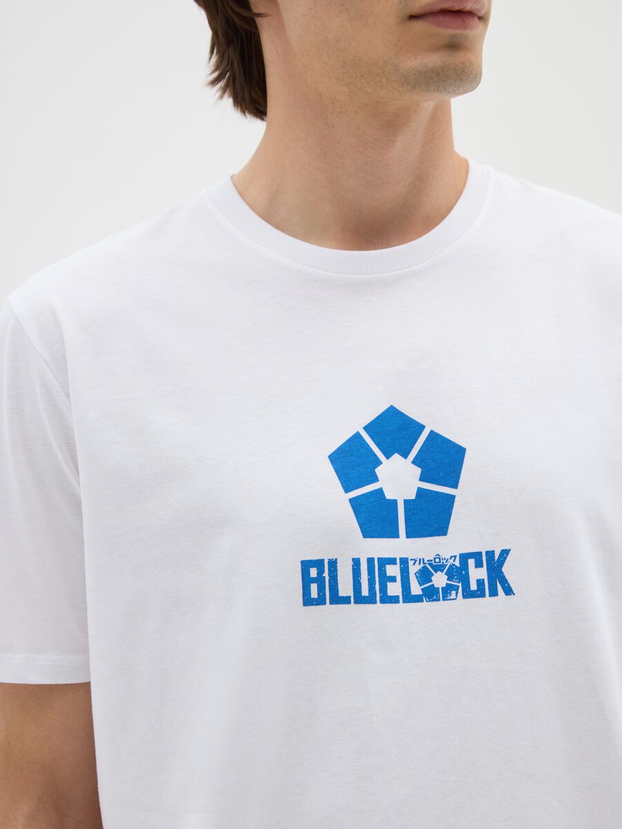 White pure cotton T-shirt with print_3