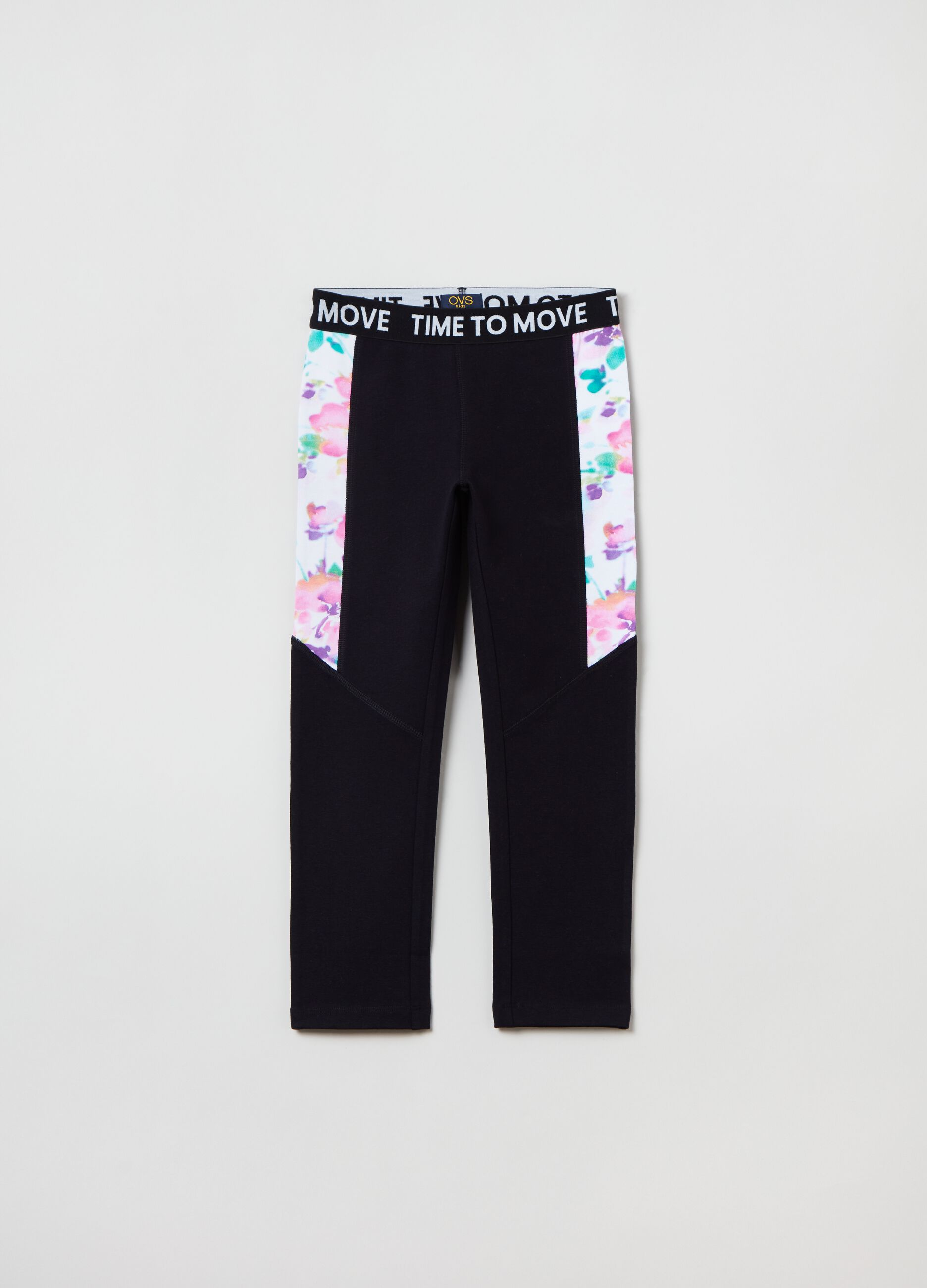 Leggings a tre quarti con stampa_0