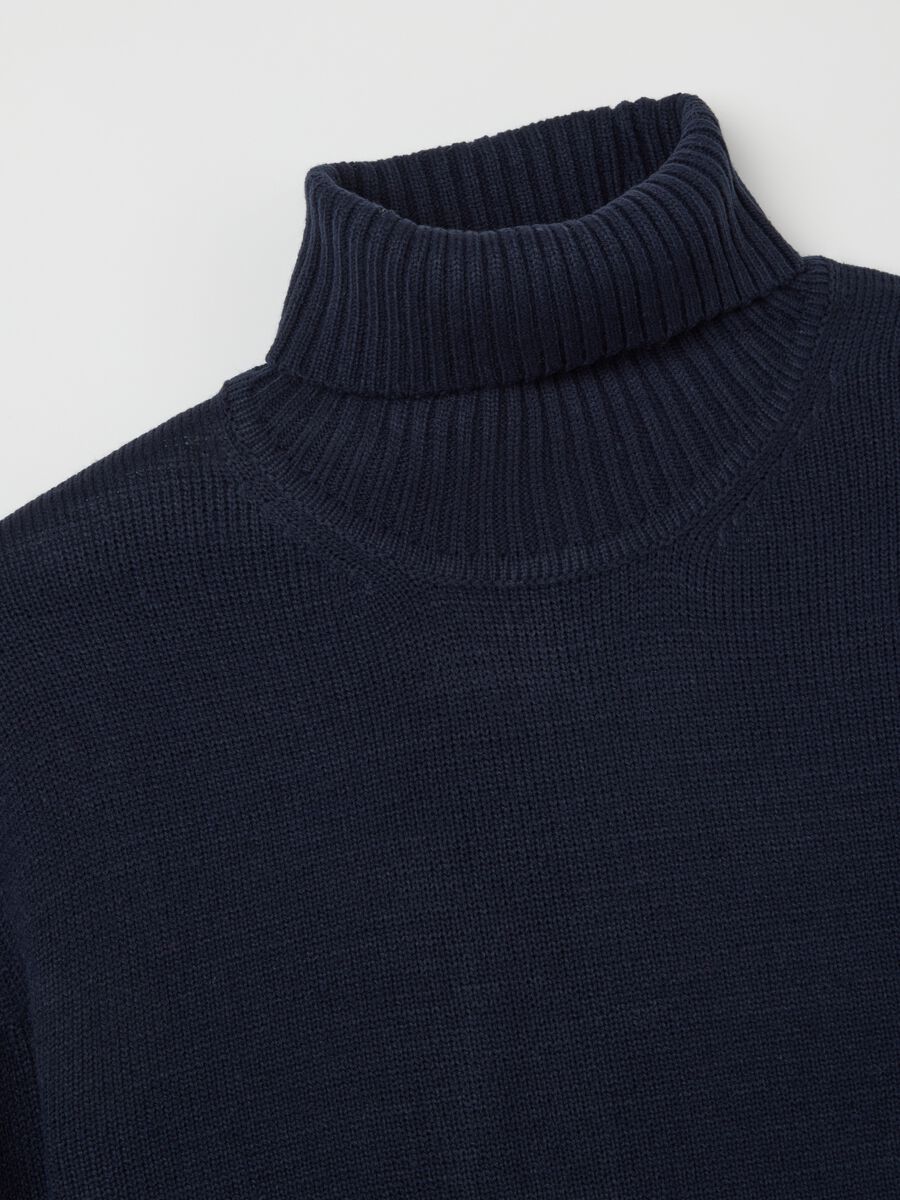 Blue High-Neck Jumper_1