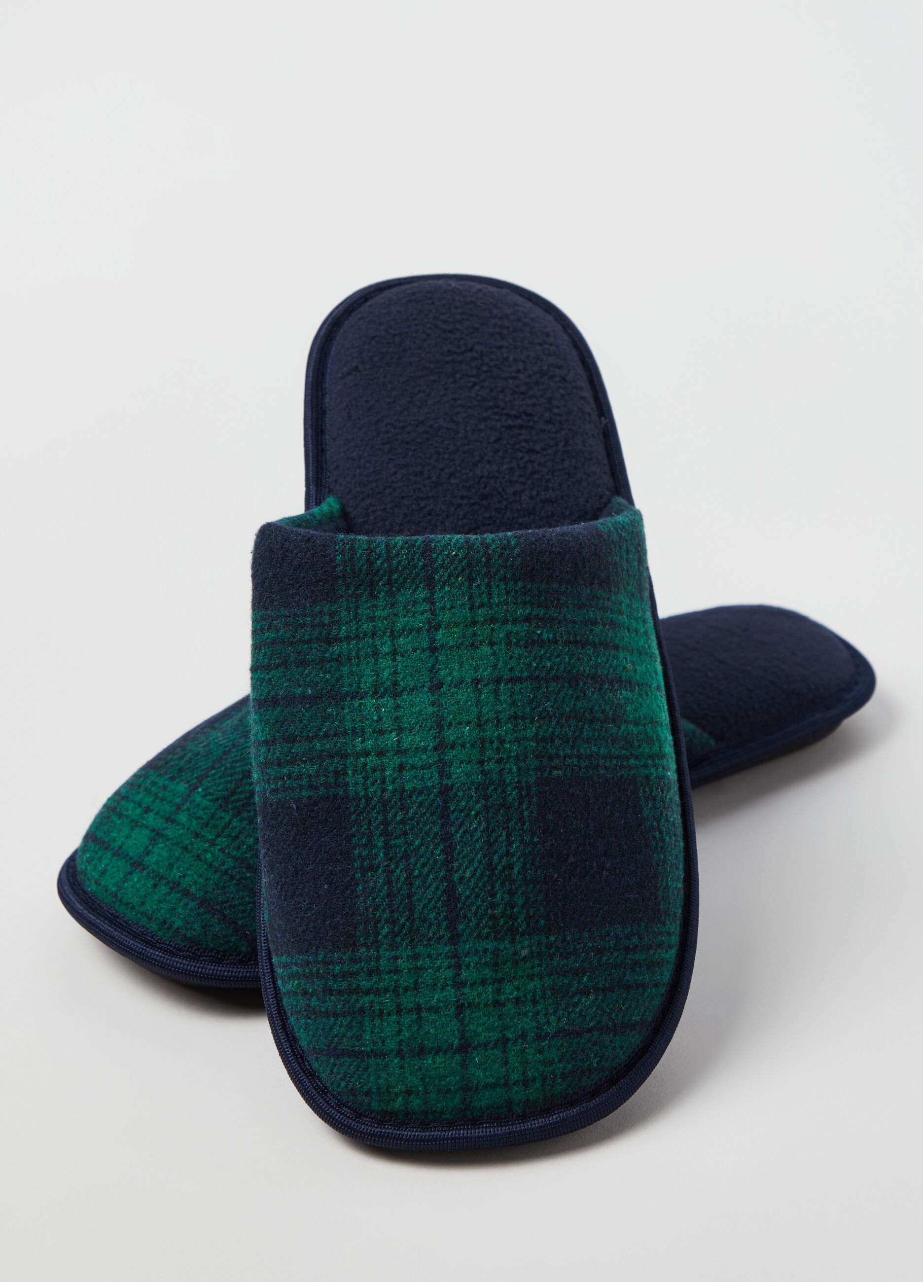 Pantofole invernali tartan_1