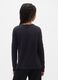 Black long-sleeve pure cotton T-shirt with GAP logo_1
