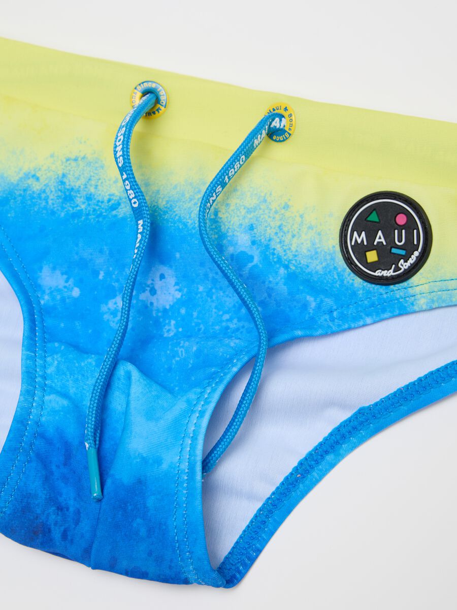 Children's multi-colour elasticated slip briefs with adjustable drawstrings_2