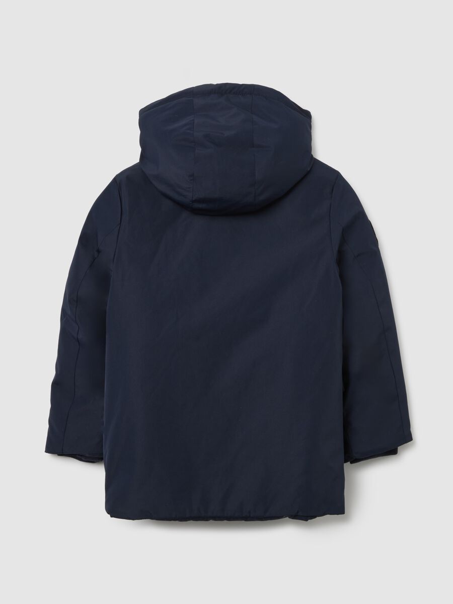 Giubbotto imbottito blu da bambino regular fit _1