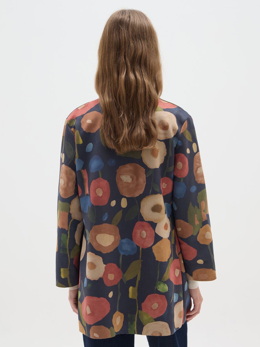 Blazer multicolor regular fit con fiori_2