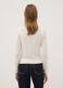 T-shirt bianca in viscosa elasticizzata slim fit_3