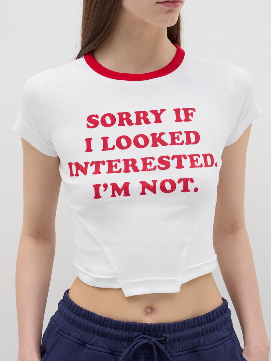 T-shirt with printed lettering_3
