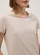 Beige pure cotton short-sleeve T-shirt, regular fit_3