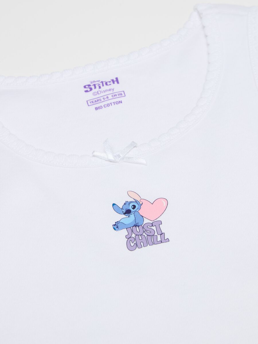 Two-pack vests with bow and Angie & Stitch print_2