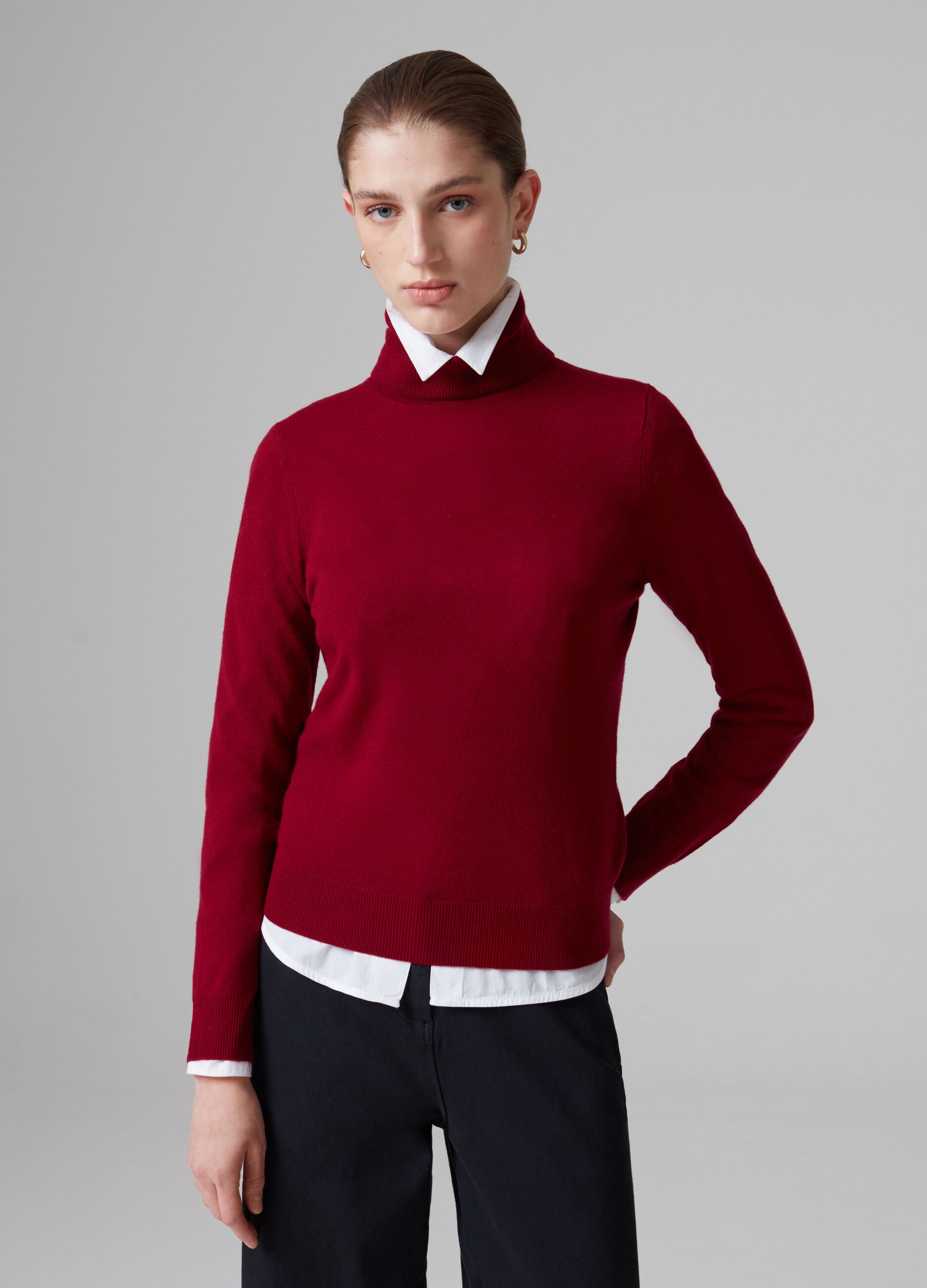 Maglioncino sale rosso donna