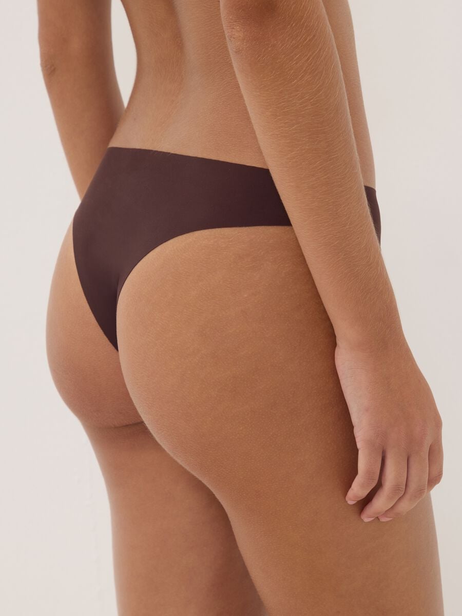 Brown Brazilian briefs in stretch fabric_2