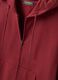 Red cotton-blend hoodie with crew neck_1