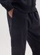 Blue cotton blend trousers with cargo pockets_2