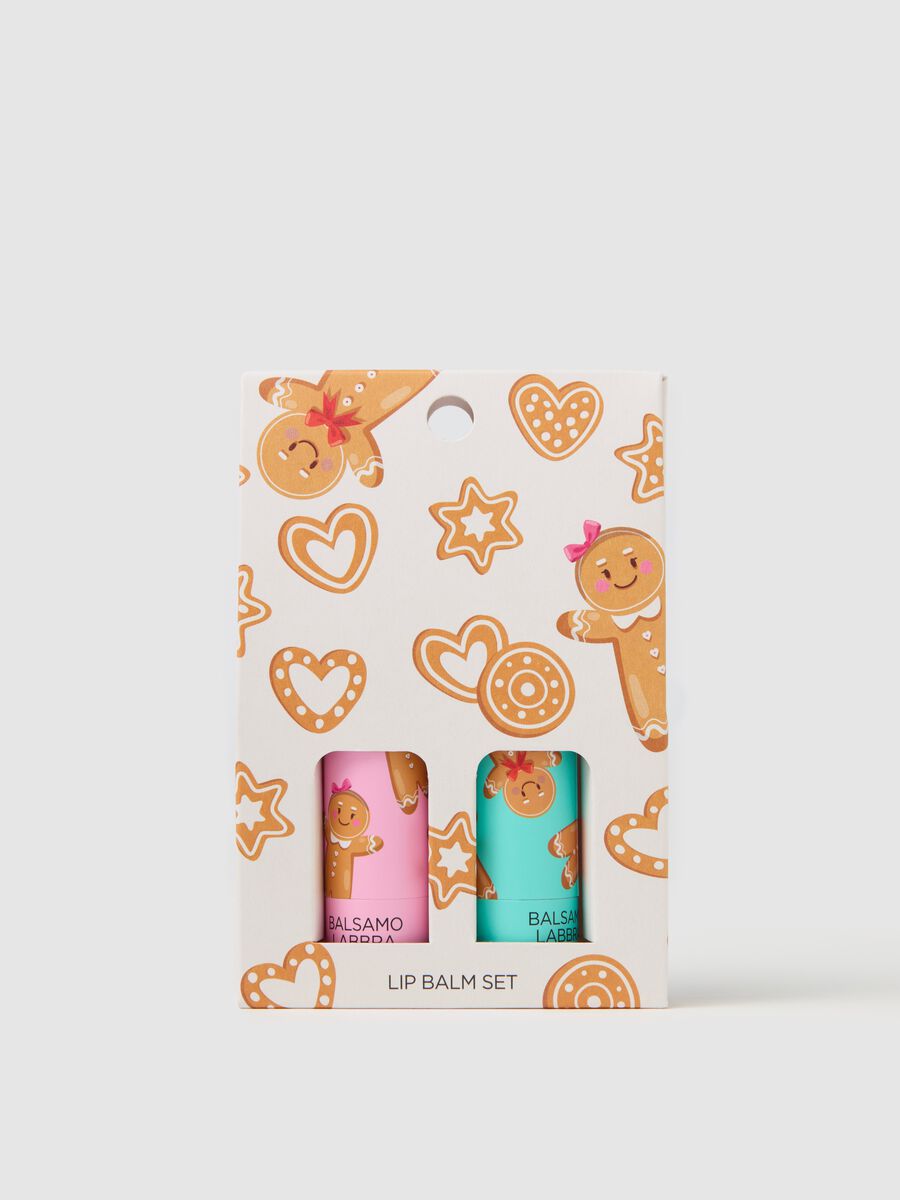 Gourmand lip balm kit. Gingerbread + Ginger Pink_0
