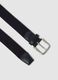 Blue Stretch Genuine Leather Belt_1