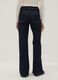 Blue wide-leg jeans in stretch cotton_2