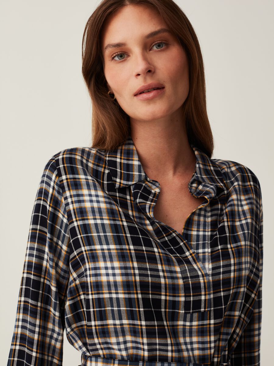 Camicia premaman in flanella check_3