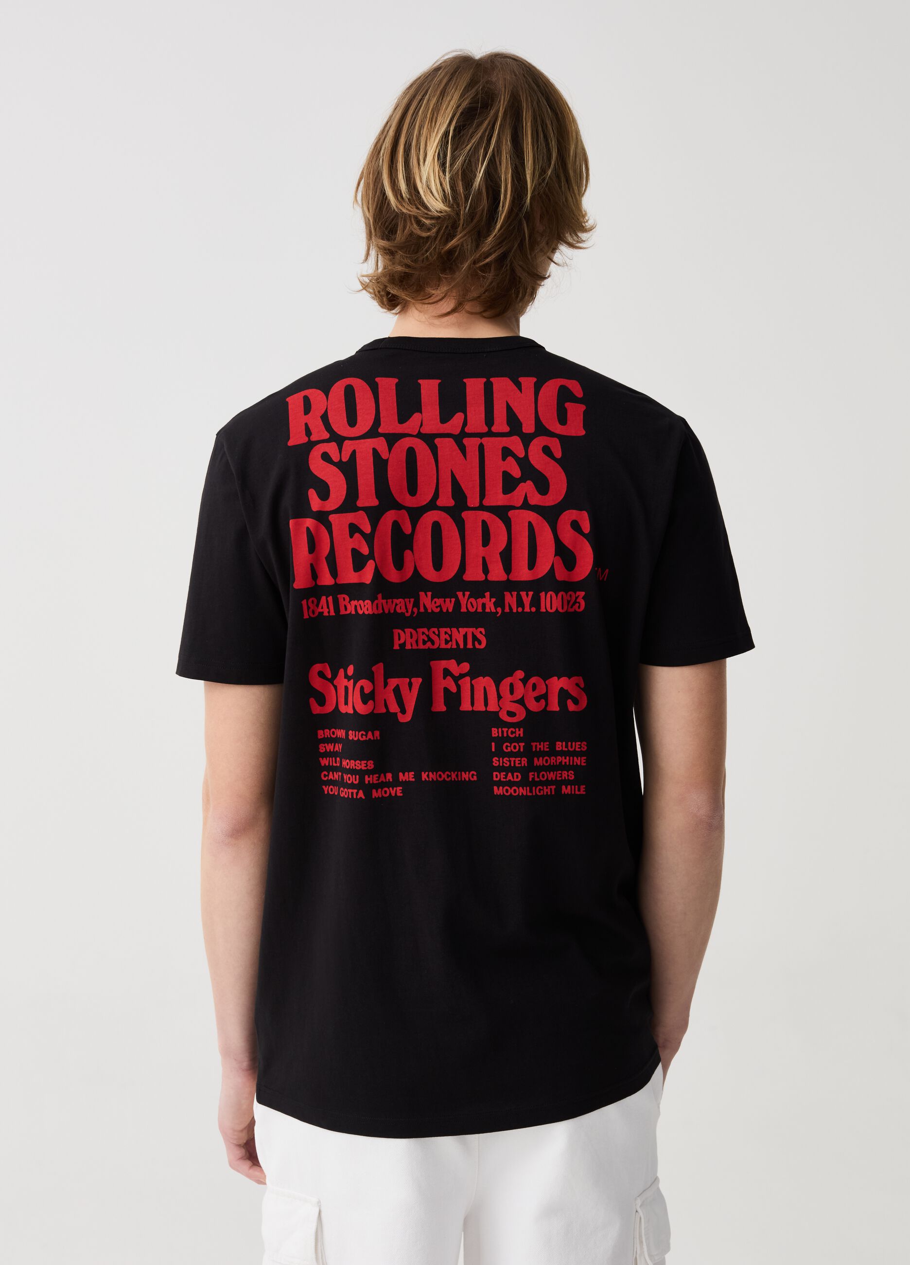 T-shirt con stampa album Rolling Stones