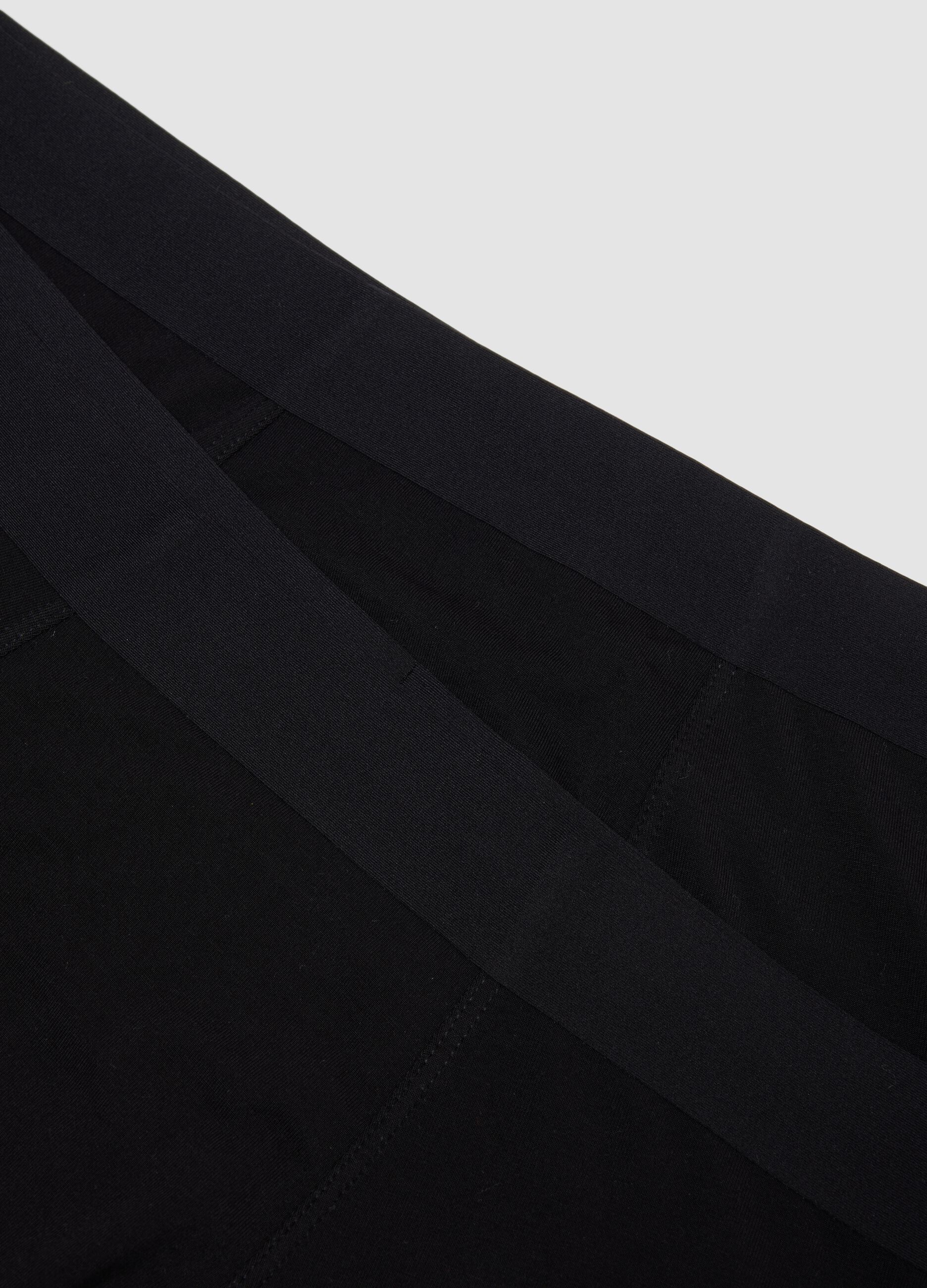 2-pack black stretch modal boxer shorts, regular fit