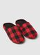Multicolour Checked Slippers_1