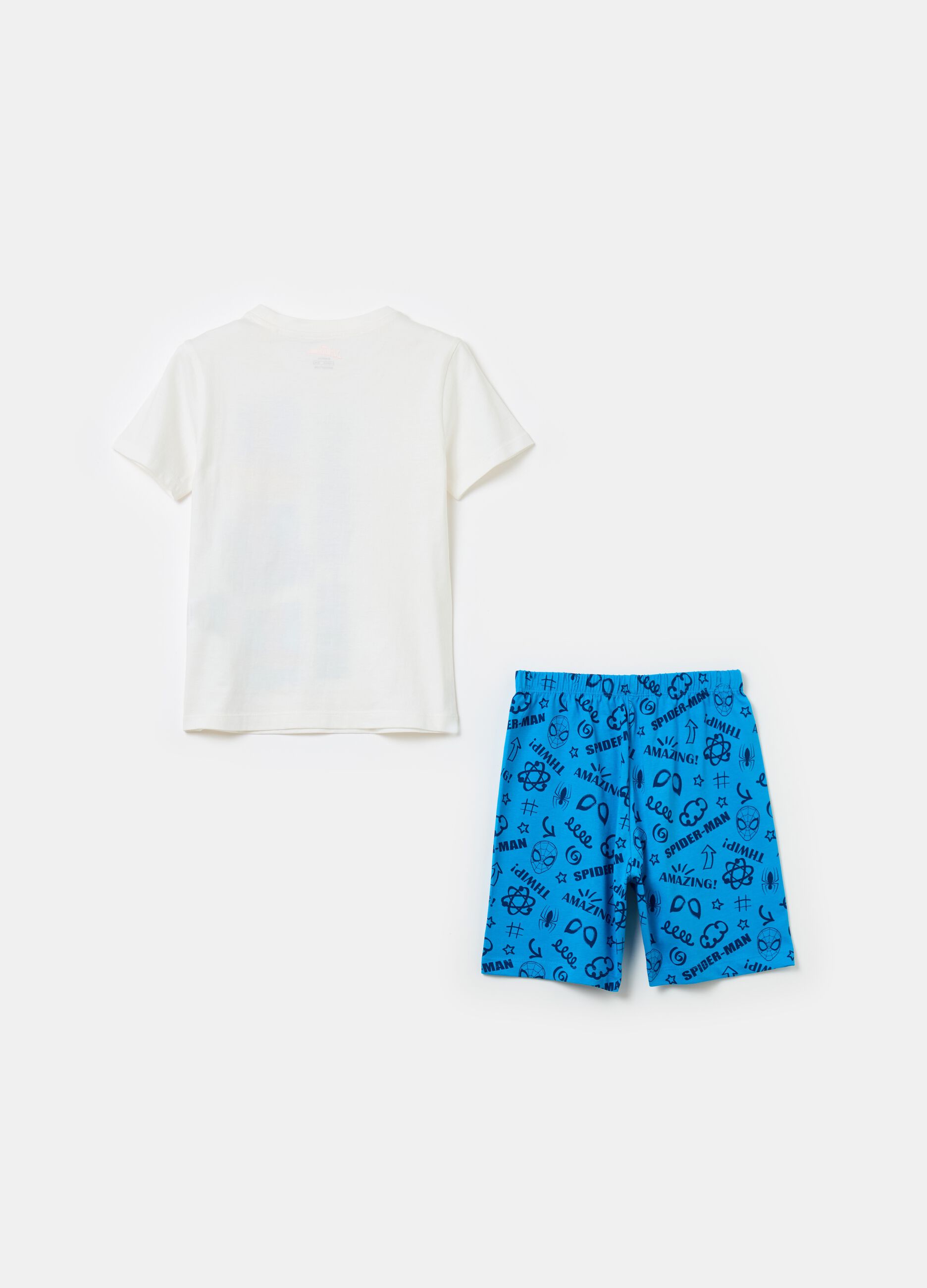 Pyjamas in organic cotton with Spider-Man print