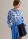 Light Blue Short-Sleeve Pure Cotton Shirt_0