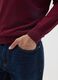 Red viscose blend regular fit jumper_3