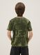 Boys' Green Pure Cotton Regular Fit T-Shirt with Prints_1