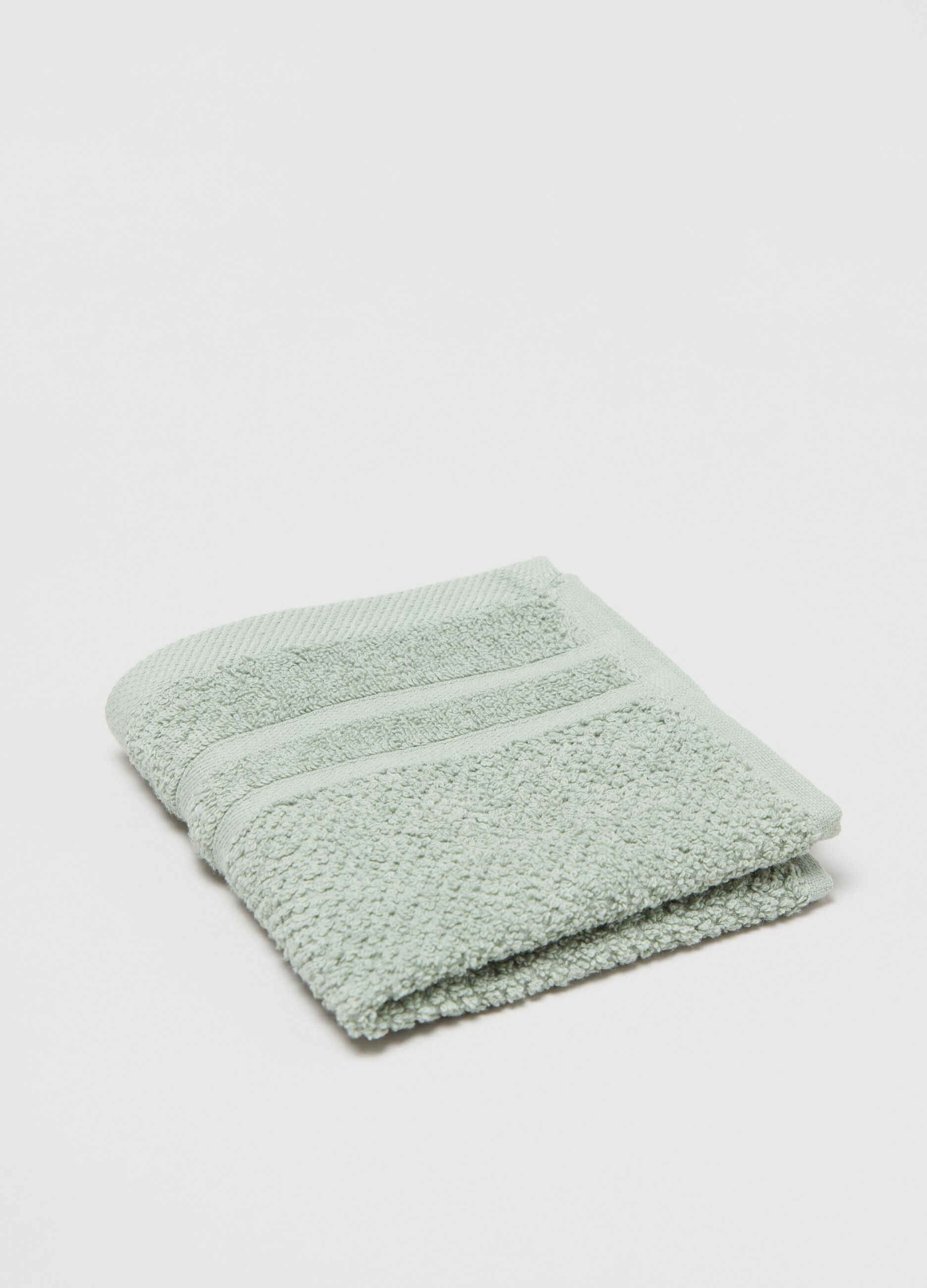 Asciugamano Ospite 30x50 Cm, Cotone Biologico 100%, 580 G/m², Blu, Prodotto In Portogallo