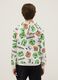 Multicolour cotton blend Minecraft hoodie for boys_1