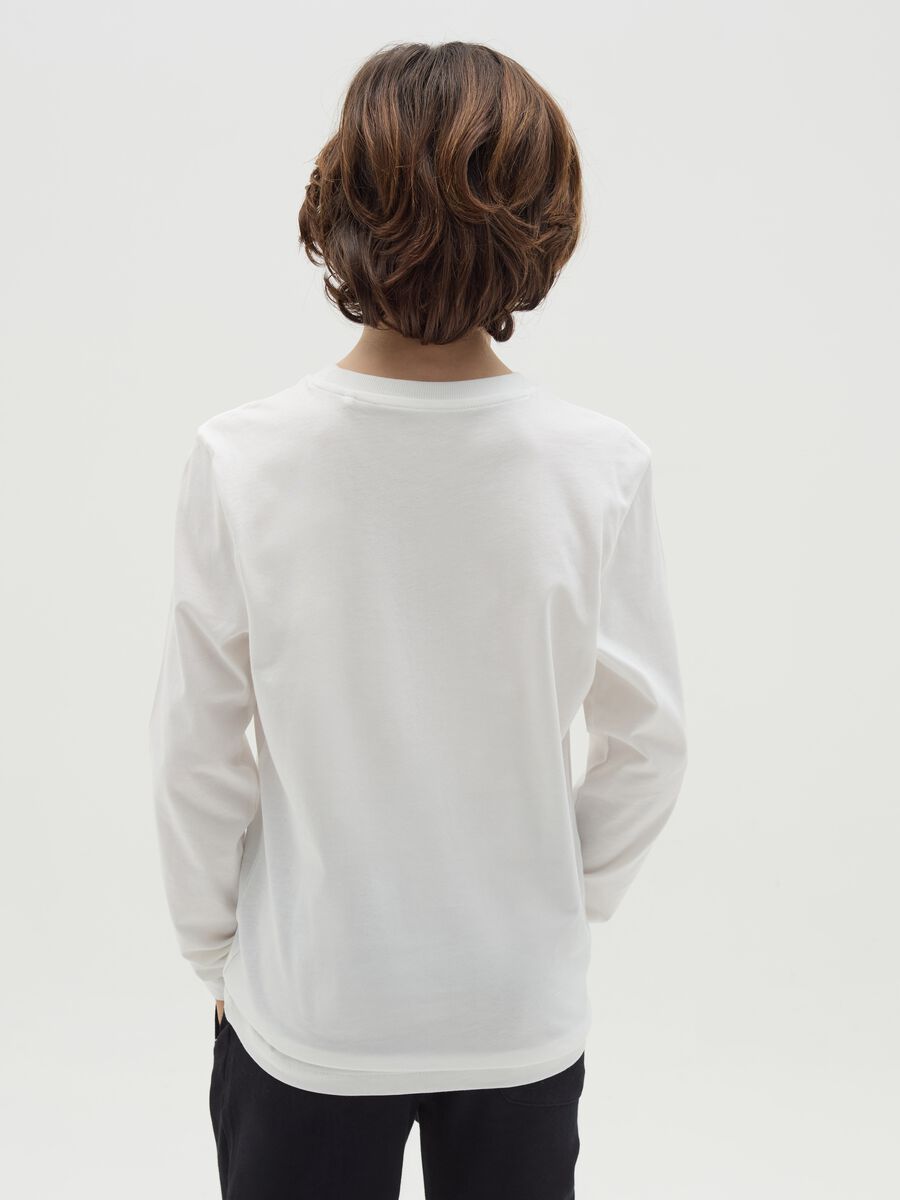 Long-sleeved T-shirt in organic cotton_1