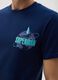 Men's blue Superman pure cotton T-shirt_2