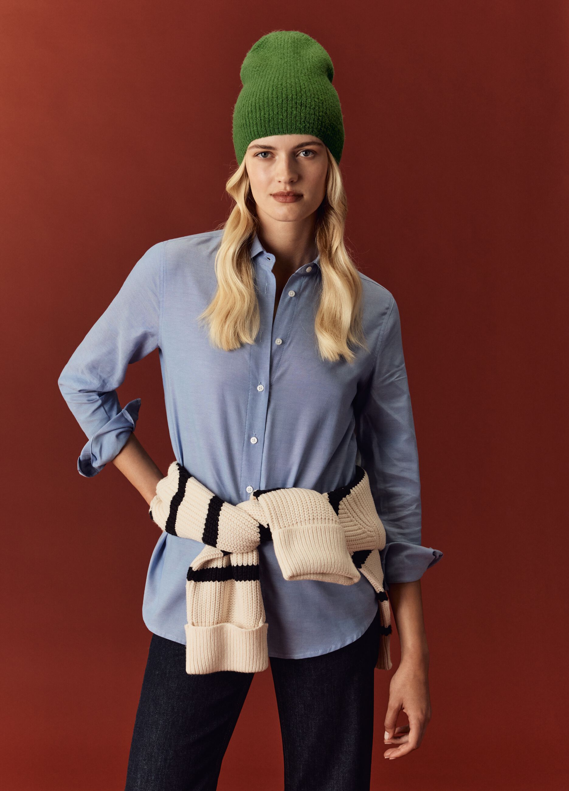 Camicia in cotone oxford_1