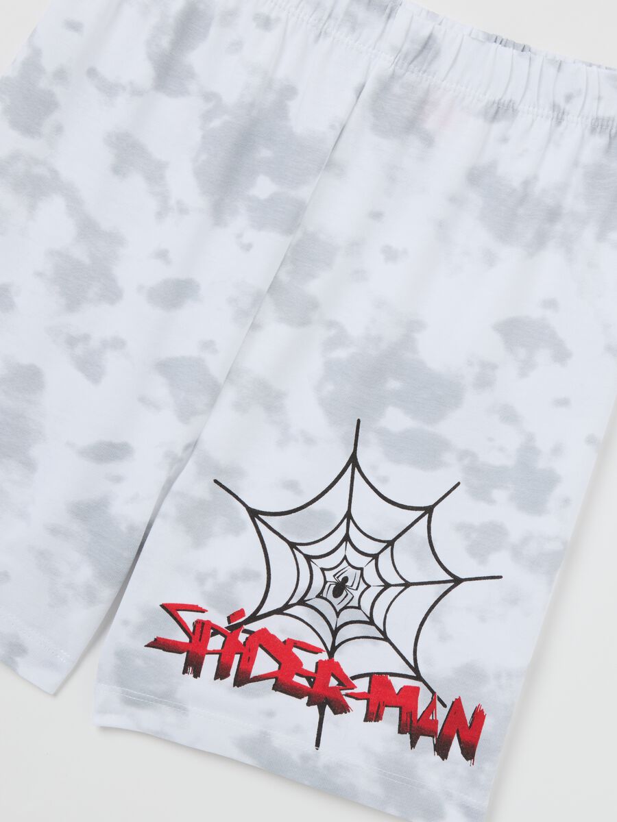 Short cotton pyjamas with Spiderman print_2